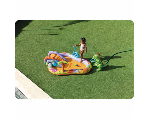 Надувний ігровий майданчик Dino Park Intex 56139 201х157х69 см Надувний ігровий майданчик Dino Park Intex 56139 201х157х69 см