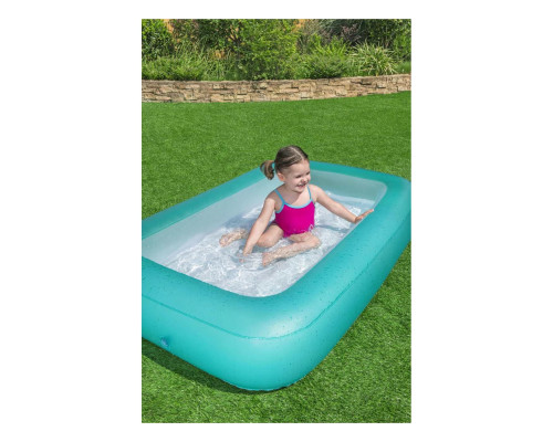 Басейн надувний дитячий Bestway 51115 165x104x25 см бірюзовий