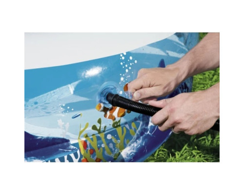 Басейн надувний дитячий Sea Depths Bestway 262х157х46 см
