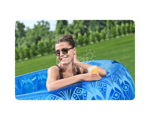 Басейн надувний Bestway 54479 BOHEMIAN BLUE 168 x 53 см Басейн надувний Bestway 54479 BOHEMIAN BLUE 168 x 53 см