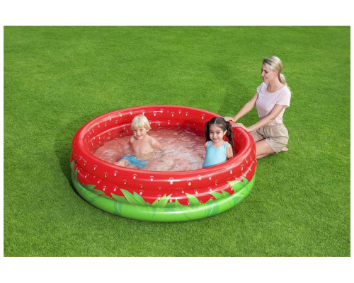 Басейн надувний дитячий Полуничка Bestway 51145 160x38 см