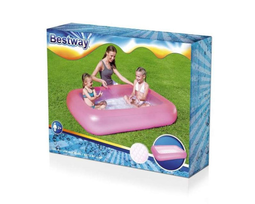 Басейн надувний дитячий Bestway 51115 165x104x25 см рожевий