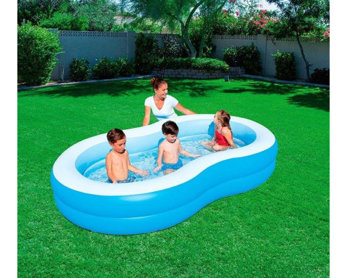 Басейн надувний дитячий Лагуна Bestway 54117 262x157x46 см