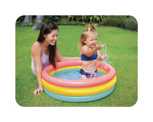 Басейн надувний дитячий Веселка INTEX 58924 86x25 см
