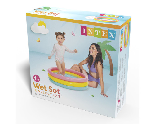 Басейн надувний дитячий Веселка INTEX 58924 86x25 см