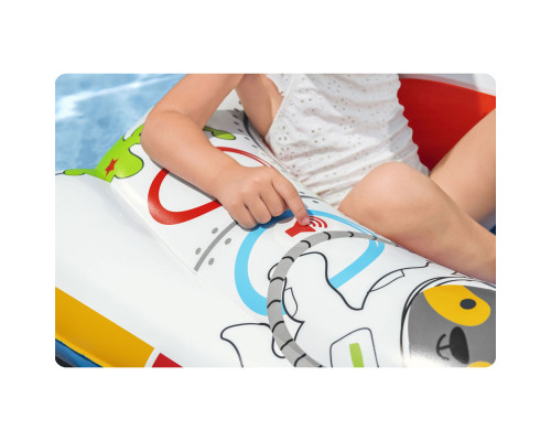 Надувний пліт Bestway 34178 Космічний корабель 104 х 99 см