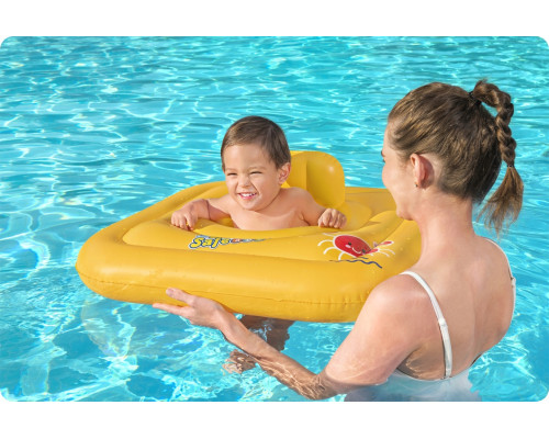 Пліт надувний зі спинкою Bestway 32050, 76 х 76 см