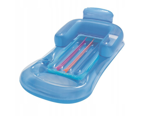 Матрац, шезлонг надувний Bestway 43028 синій, 161 x 84 см