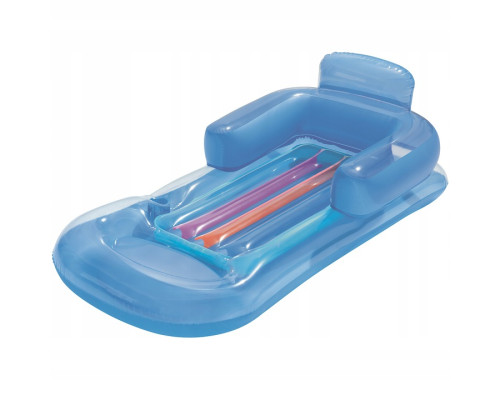 Матрац, шезлонг надувний Bestway 43028 синій, 161 x 84 см