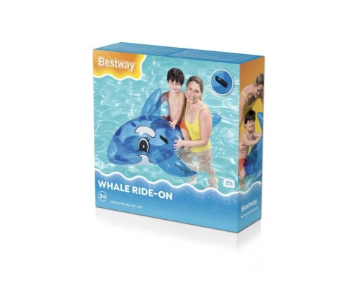 Пліт надувний з ручками для басейну BESTWAY 41037 Кит