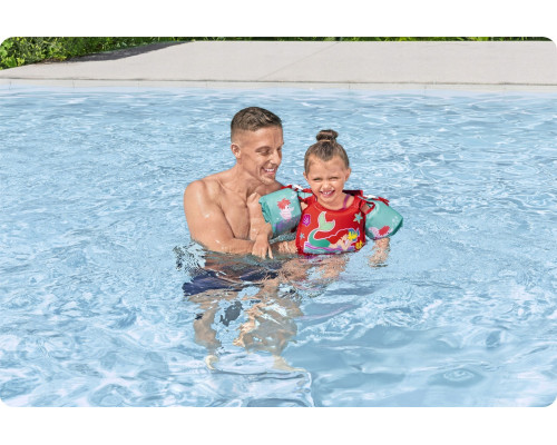 Жилет для плавання з нарукавниками Bestway 9101I Аріель