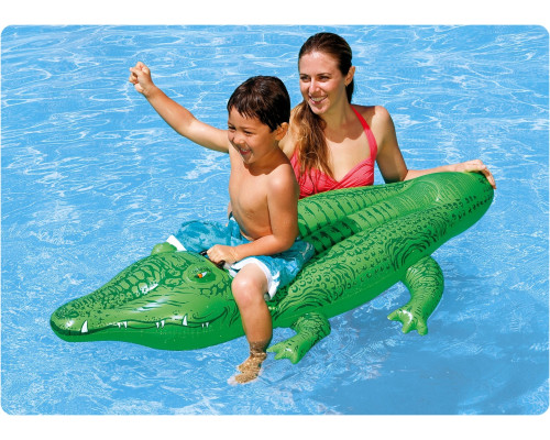 Пліт надувний для басейну Intex 58546 Крокодил, 168 х 86 см