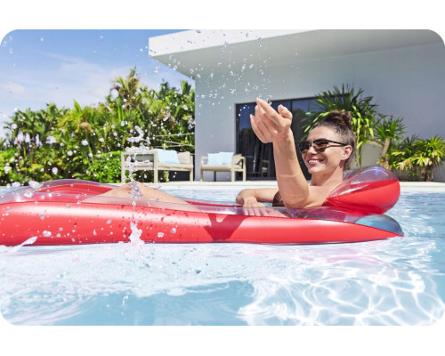 Матрац надувний для плавання Bestway 43103 червоний, 160 х 84 см