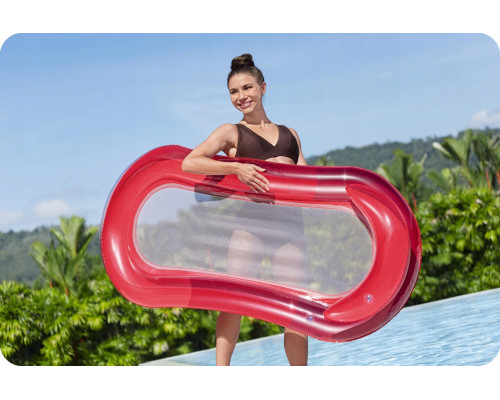 Матрац надувний для плавання Bestway 43103 червоний, 160 х 84 см