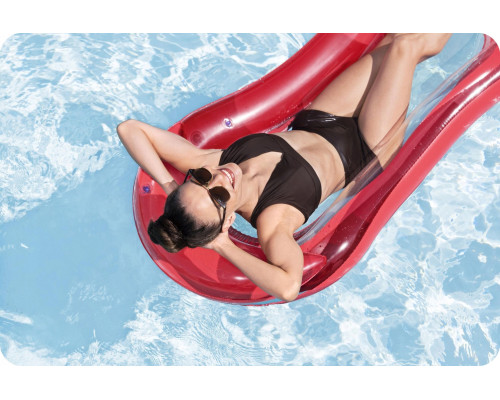 Матрац надувний для плавання Bestway 43103 червоний, 160 х 84 см