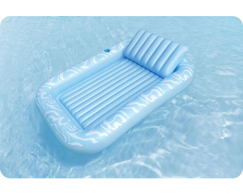 Матрац надувний для плавання Bestway 43838 блакитний, 214 х 155 см