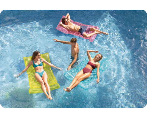 Матрац надувний для плавання Intex 58725 лимонний, 173 х 89 см