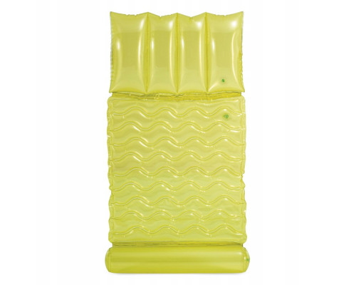 Матрац надувний для плавання Intex 58725 лимонний, 173 х 89 см