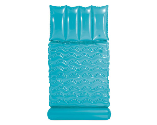 Матрац надувний для плавання Intex 58725 блакитний, 173 х 89 см
