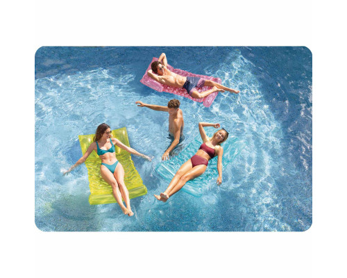 Матрац надувний для плавання Intex 58725 блакитний, 173 х 89 см