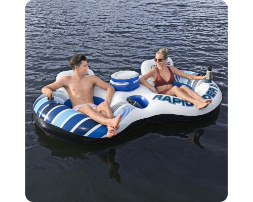 Крісло надувне для плавання Bestway 43113 Rapid Rider 240 x 122 x 50 см Крісло надувне для плавання Bestway 43113 Rapid Rider 240 x 122 x 50 см