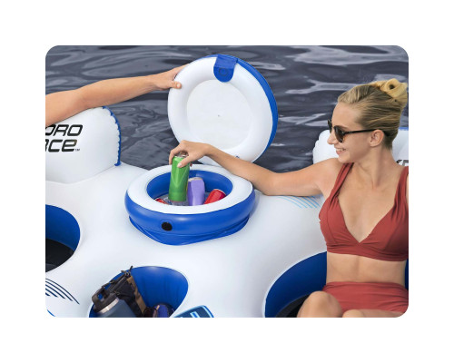 Крісло надувне для плавання Bestway 43113 Rapid Rider 240 x 122 x 50 см Крісло надувне для плавання Bestway 43113 Rapid Rider 240 x 122 x 50 см