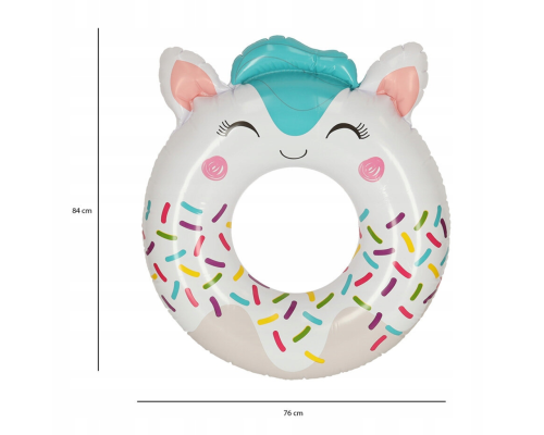 Коло надувне для плавання INTEX 59266 Котик, 81 х 76 см