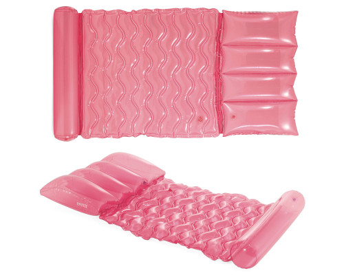 Матрац надувний для плавання Intex 58725 рожевий, 173 х 89 см