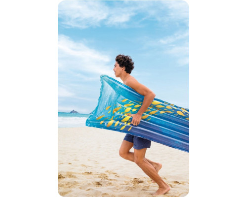 Матрац надувний для плавання Intex 59720 Рибки, 183 х 69 см