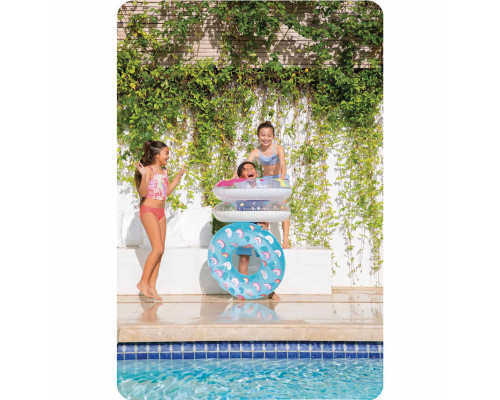 Коло надувне для плавання INTEX 59259 Веселка, 81 см