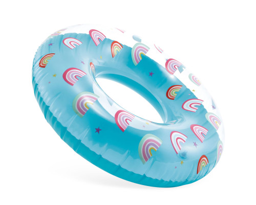 Коло надувне для плавання INTEX 59259 Веселка, 81 см