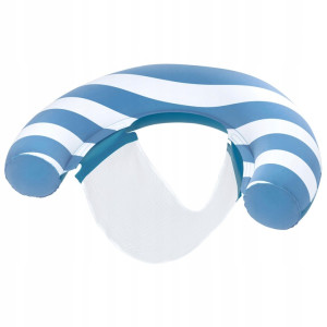 Крісло надувне для плавання Bestway Comfort Plush 43852 119 х 67,5 см, синє