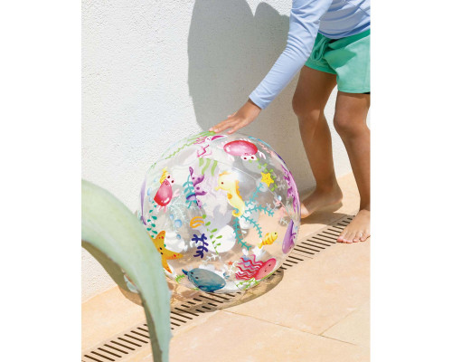 М'яч надувний пляжний INTEX 59040 Підводний світ, 51 см