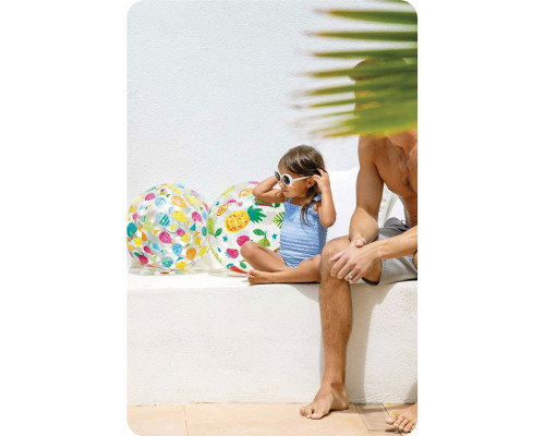 М'яч надувний пляжний INTEX 59040 Веселі рибки, 51 см