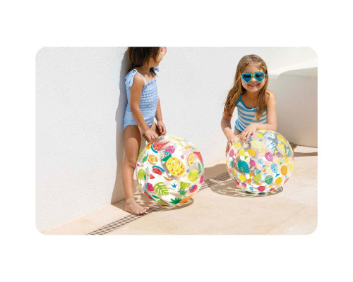 М'яч надувний пляжний INTEX 59040 Веселі рибки, 51 см