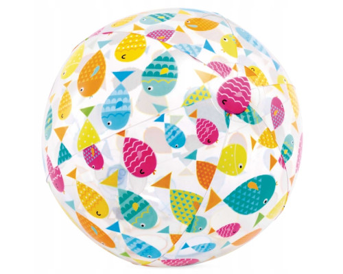 М'яч надувний пляжний INTEX 59040 Веселі рибки, 51 см