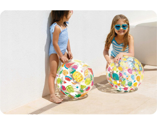 М'яч надувний пляжний INTEX 59040 Веселі рибки, 51 см