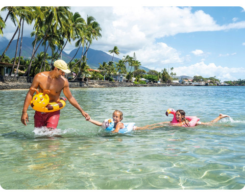 Коло надувне для плавання Intex 59220-flamingo Фламінго, 76 х 55 см