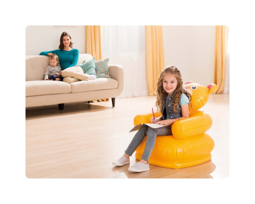 Крісло надувне для дітей INTEX 68556 Веселий ведмедик 65 х 64 х 72 см