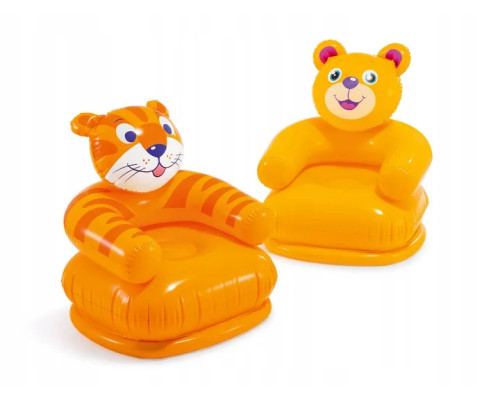 Крісло надувне для дітей INTEX 68556 Веселий ведмедик 65 х 64 х 72 см