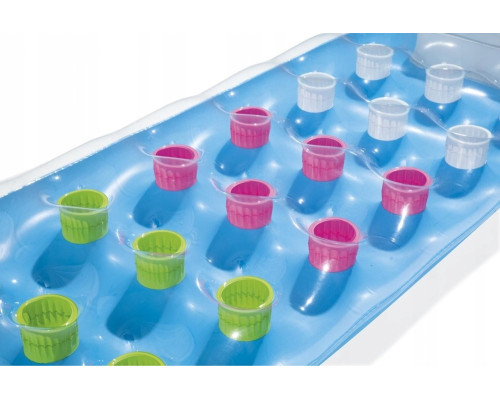 Матрац надувний пляжнийз віконцем Bestway 43040 синій, 188 x 71 см