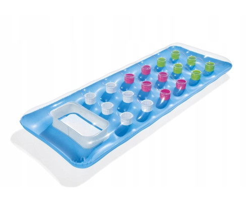 Матрац надувний пляжнийз віконцем Bestway 43040 синій, 188 x 71 см