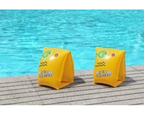 Нарукавники для плавання BESTWAY 32033 Wondersplash жовті, S 25 x 15 см
