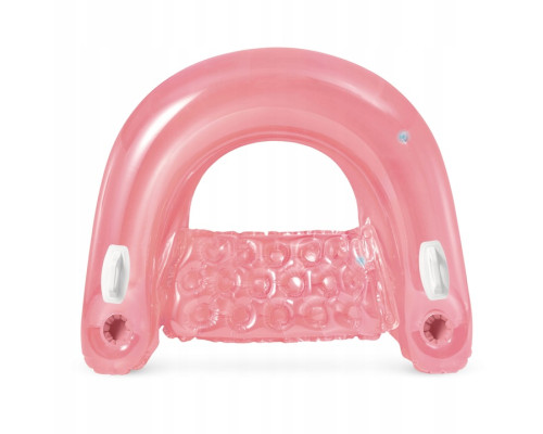 Крісло надувне для плавання INTEX 58859 рожеве 147 х 99 см