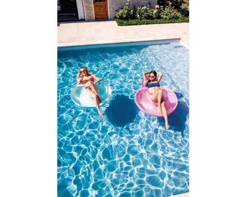 Крісло надувне для плавання INTEX 58889 рожеве, 137 х 122 см