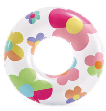 Коло надувне для плавання INTEX 59259 Квіти, 81 см