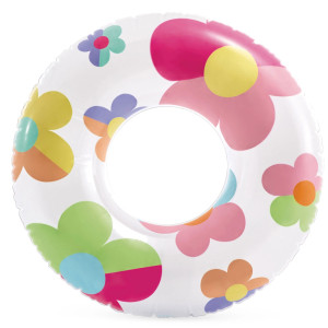 Коло надувне для плавання INTEX 59259 Квіти, 81 см