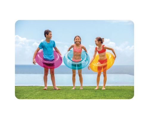 Коло надувне для плавання INTEX 59260 помаранчеве, 76 см