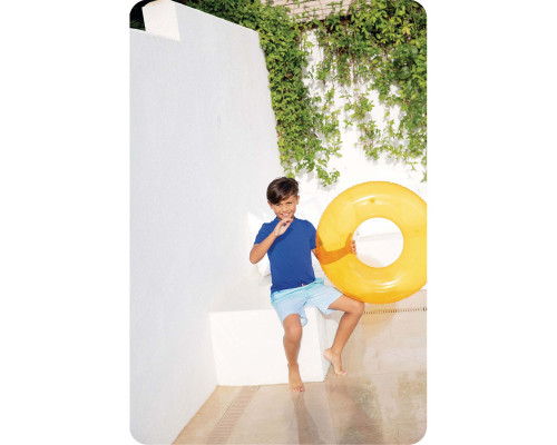 Коло надувне для плавання INTEX 59260 помаранчеве, 76 см