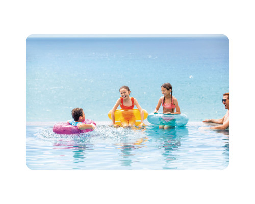 Коло надувне для плавання INTEX 59260 помаранчеве, 76 см